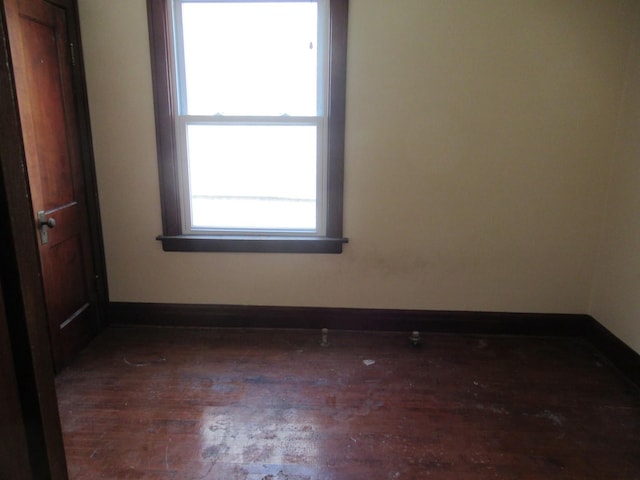 5822 S Sacramento Ave, Chicago, IL 60629 - empty room with hardwood / wood-style floors and baseboards