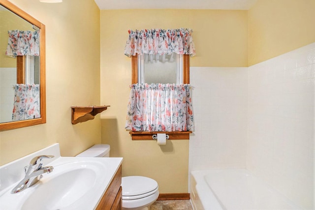 17958 Escanaba Ave, Lansing, IL 60438 - bathroom with toilet and vanity