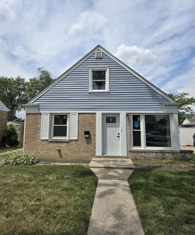 540 47th Ave, Bellwood, IL 60104 - bungalow-style home featuring a front yard and brick siding