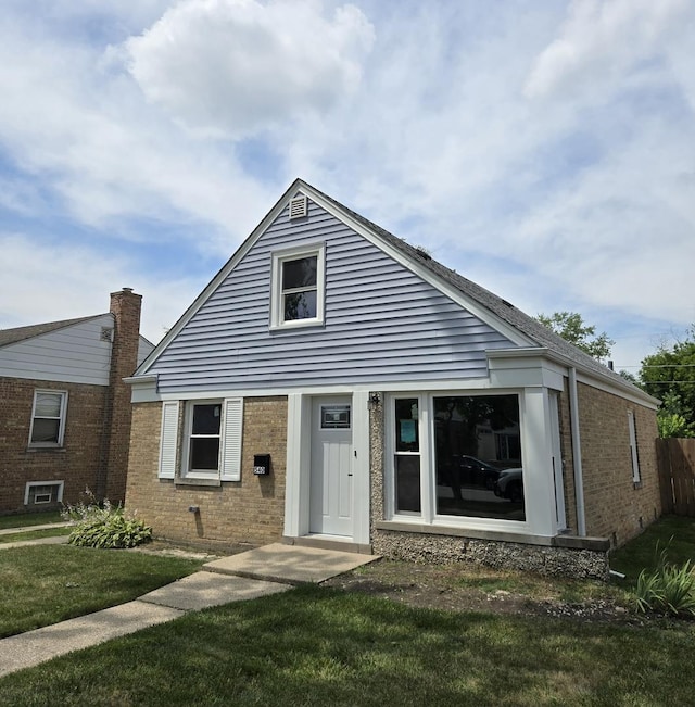 540 47th Ave, Bellwood, IL 60104 - view of front of property with brick siding and a front yard