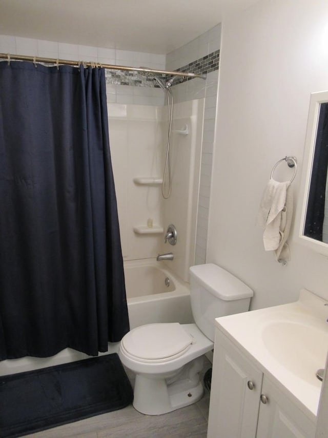 1819 Dunsford Ct, Schaumburg, IL 60194 - bathroom featuring vanity and shower / tub combo with curtain