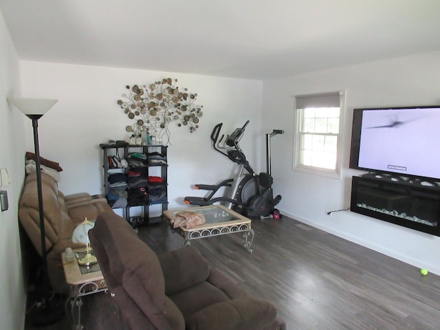 1819 Dunsford Ct, Schaumburg, IL 60194 - exercise area with wood finished floors