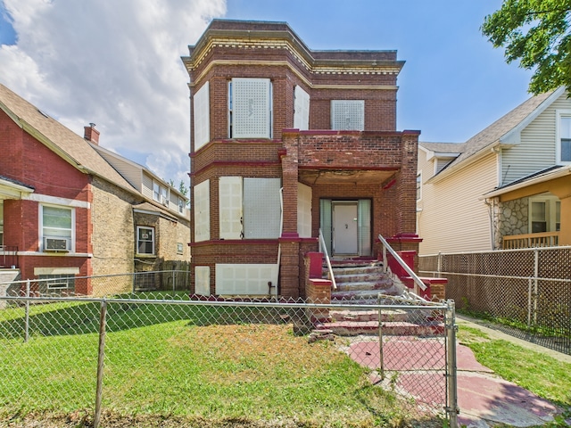 5045 W Erie St, Chicago, IL 60644 - view of front of property featuring brick siding and a balcony