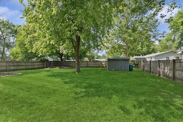7825 Susan St, Morris, IL 60450 - fenced backyard featuring a shed