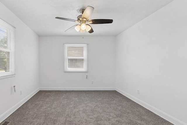 7825 Susan St, Morris, IL 60450 - carpeted spare room with plenty of natural light and a ceiling fan