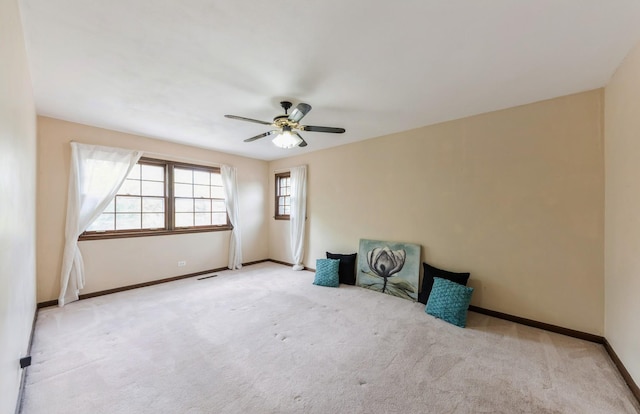 2527 Checker Rd, Long Grove, IL 60047 - spare room featuring carpet floors and ceiling fan