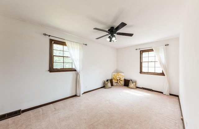 2527 Checker Rd, Long Grove, IL 60047 - empty room featuring a ceiling fan and carpet floors