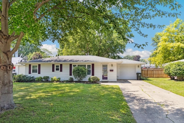 1807 21st Ave, Sterling, IL 61081 - single story home with a garage and concrete driveway