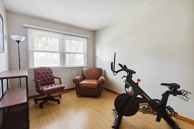 1807 21st Ave, Sterling, IL 61081 - exercise room featuring light wood finished floors