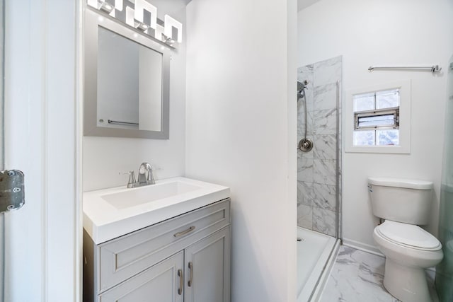 3722 S Wabash Ave, Chicago, IL 60653 - bathroom with marble finish floors, vanity, and walk in shower