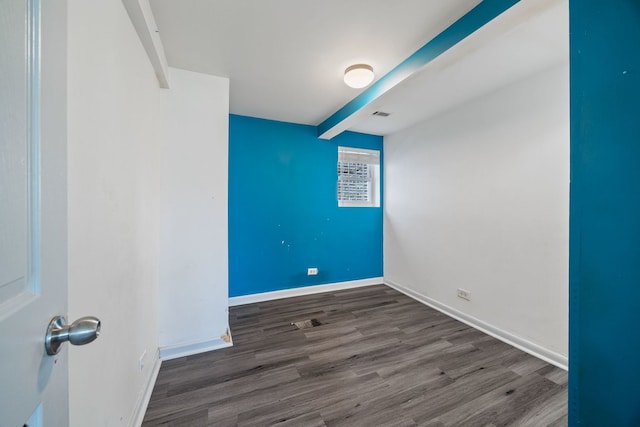 3722 S Wabash Ave, Chicago, IL 60653 - unfurnished room featuring wood finished floors and baseboards