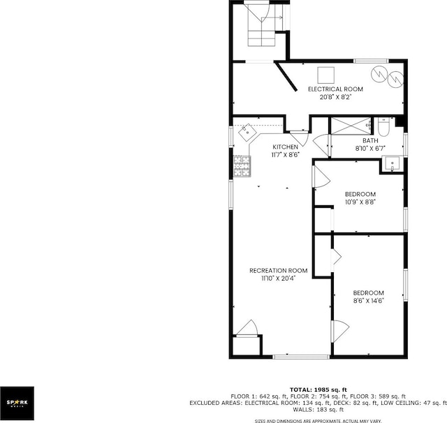 3722 S Wabash Ave, Chicago, IL 60653 - view of home floor plan