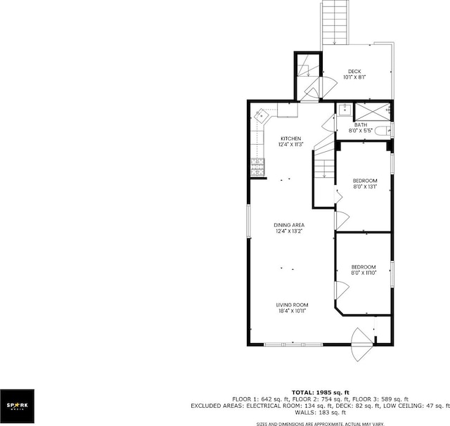 3722 S Wabash Ave, Chicago, IL 60653 - view of property floor plan