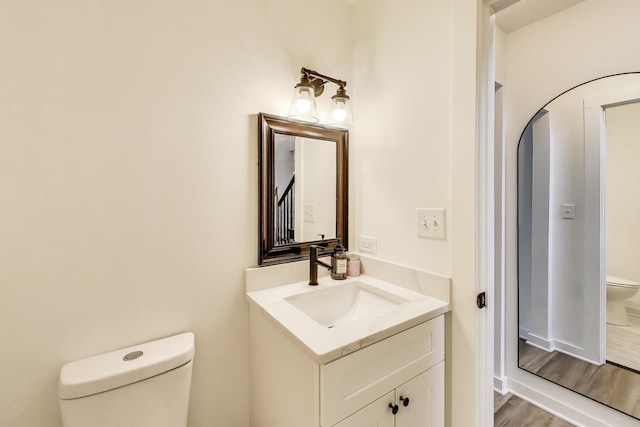 1329 Neskola Ct, Naperville, IL 60564 - bathroom with vanity and wood finished floors