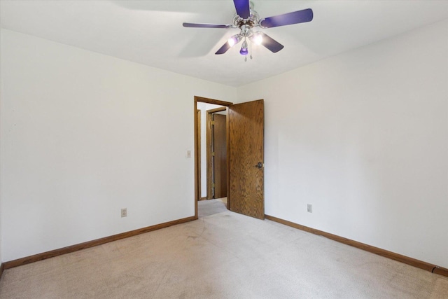 1619 Arnold Ave, Rockford, IL 61108 - empty room with light carpet and a ceiling fan