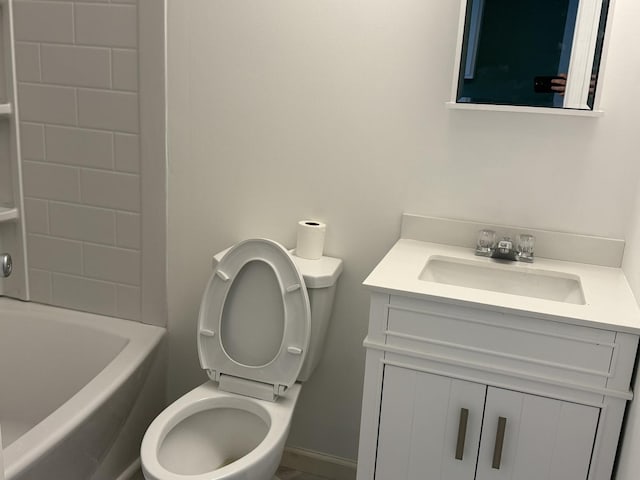 541 W Grove St, Bloomington, IL 61701 - full bathroom with vanity and bathtub / shower combination
