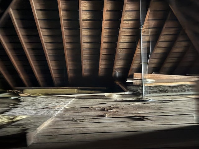 541 W Grove St, Bloomington, IL 61701 - view of unfinished attic