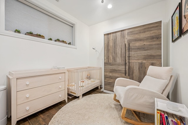 2422 W Lyndale St Unit 1E, Chicago, IL 60647 - bedroom featuring dark wood-style floors