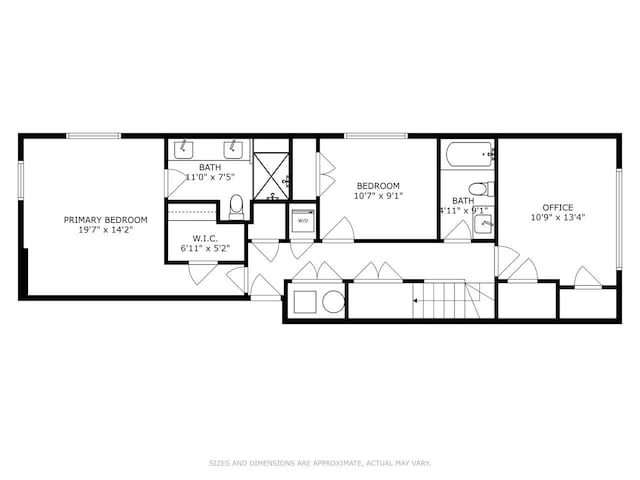 2422 W Lyndale St Unit 1E, Chicago, IL 60647 - view of floor plan / room layout