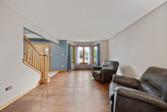 19600 Brookridge Dr, Tinley Park, IL 60487 - living area with wood finished floors and stairway