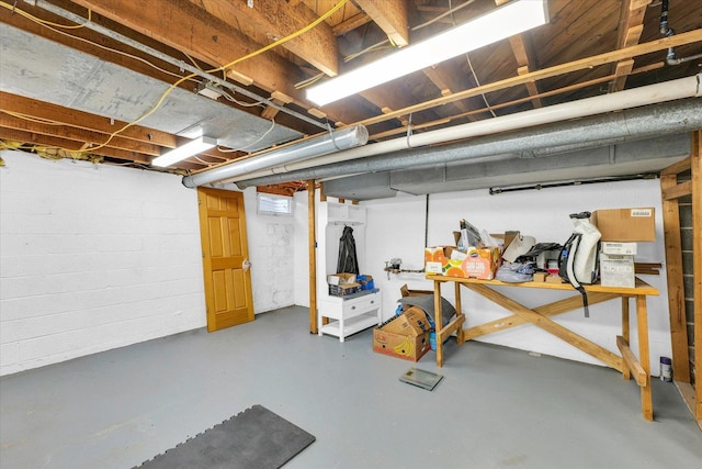 411 Hessel Blvd, Champaign, IL 61820 - view of unfinished basement