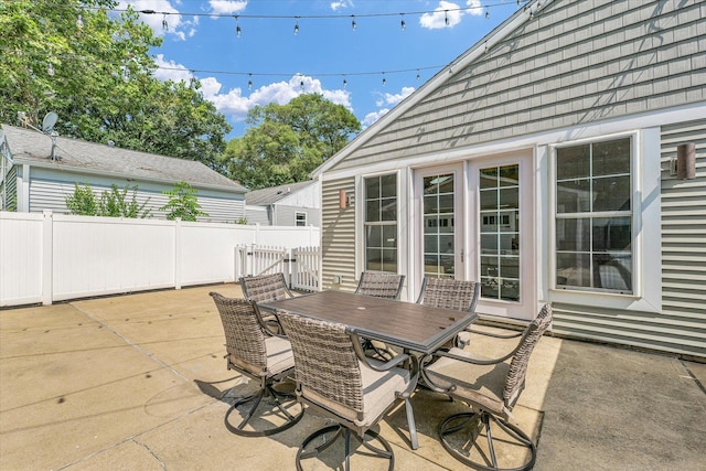 411 Hessel Blvd, Champaign, IL 61820 - view of patio with outdoor dining area