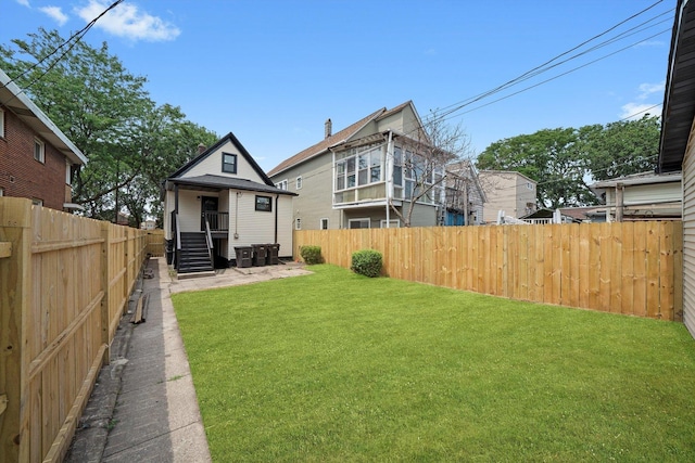 10823 S Ewing Ave, Chicago, IL 60617 - back of property featuring a fenced backyard