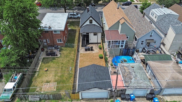10823 S Ewing Ave, Chicago, IL 60617 - aerial perspective of suburban area