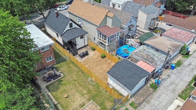10823 S Ewing Ave, Chicago, IL 60617 - aerial view of residential area