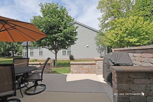 1114 Barkston Ln, Aurora, IL 60502 - view of patio / terrace with outdoor dining area and grilling area