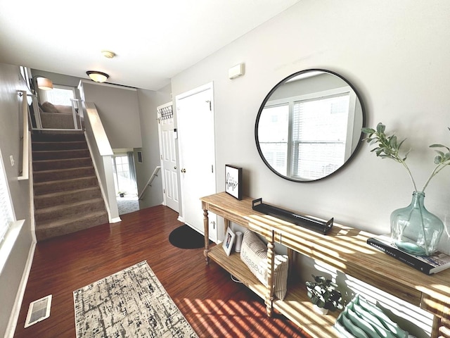 1321 Acorn Dr, Crest Hill, IL 60403 - foyer entrance featuring wood finished floors and stairs