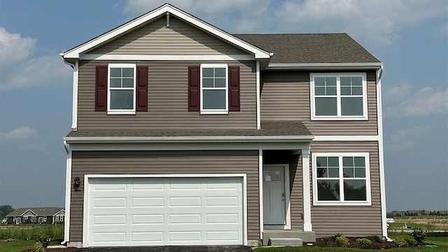 2518 Winterberry Trl, Wonder Lake, IL 60097 - traditional-style home with a garage and asphalt driveway