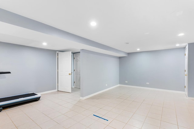 496 Navajo Trl S Unit 496, Wheeling, IL 60090 - workout area with recessed lighting
