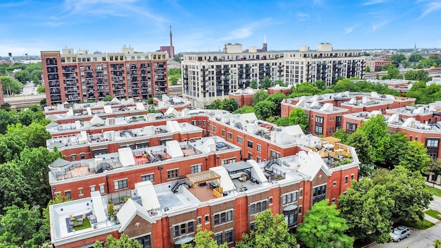 1414 S Halsted St Unit 3A, Chicago, IL 60607 - aerial view