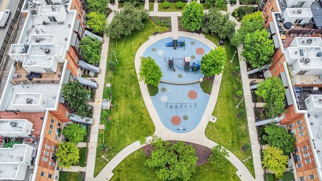 1414 S Halsted St Unit 3A, Chicago, IL 60607 - drone / aerial view