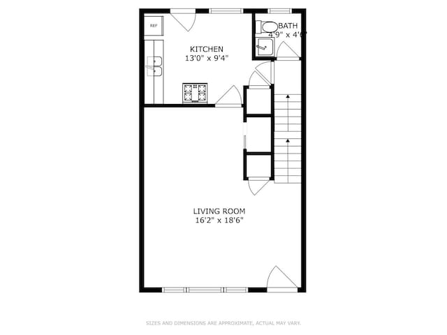 337 Wesley Ave Unit C, Oak Park, IL 60302 - view of room layout