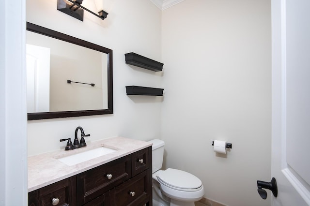 392 Spruce Rd, Wood Dale, IL 60191 - bathroom featuring vanity and crown molding