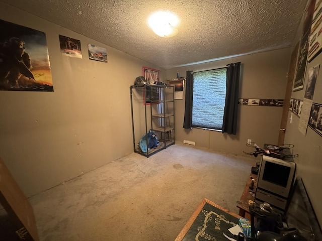 810 Harding Ave, Gillespie, IL 62033 - unfurnished bedroom with a textured ceiling and carpet