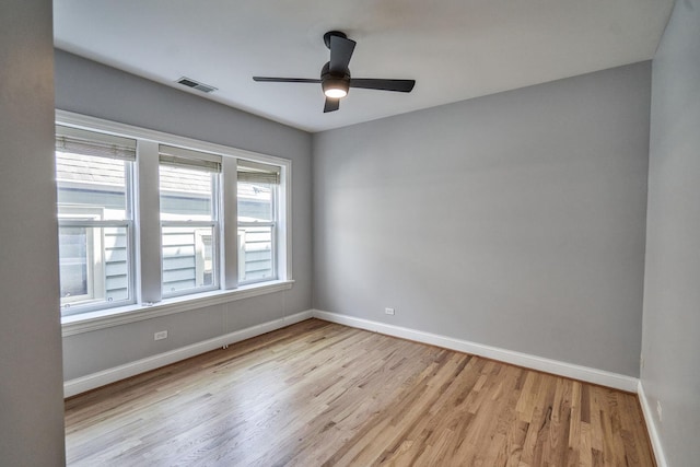 1654 W Berwyn Ave Unit 2W, Chicago, IL 60640 - empty room featuring light wood-style flooring and ceiling fan