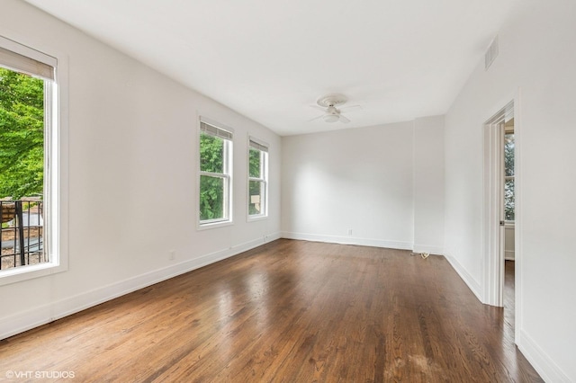 1407 N Wells St Unit 3E, Chicago, IL 60610 - unfurnished room featuring healthy amount of natural light, wood finished floors, and ceiling fan