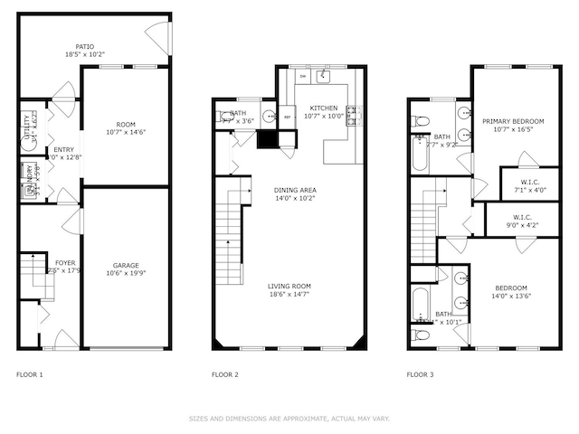 1657 Church St, Evanston, IL 60201 - view of floor plan / room layout