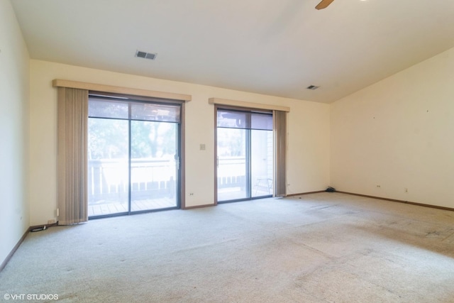 4130 N Pheasant Trail Ct Unit 2, Arlington Heights, IL 60004 - carpeted empty room with baseboards and ceiling fan