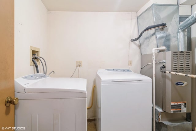 4130 N Pheasant Trail Ct Unit 2, Arlington Heights, IL 60004 - washroom featuring washer and clothes dryer and heating unit
