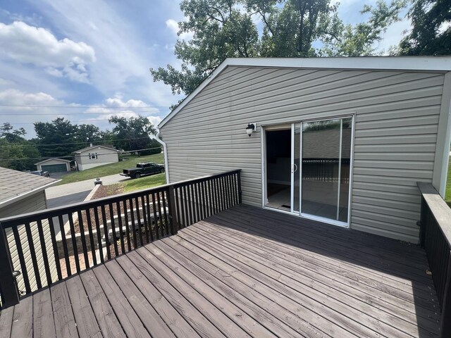 7830 Westview Ln, Woodridge, IL 60517 - view of wooden deck
