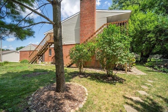 903 N Linden St Unit 131, Normal, IL 61761 - view of green lawn featuring stairs