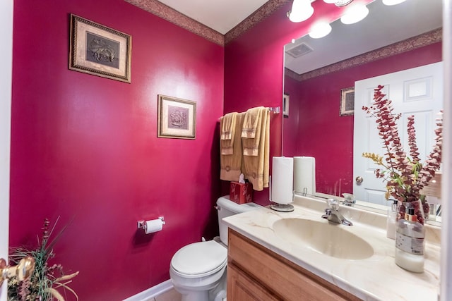 22401 Helen Dr, Sauk Village, IL 60411 - bathroom featuring toilet and vanity