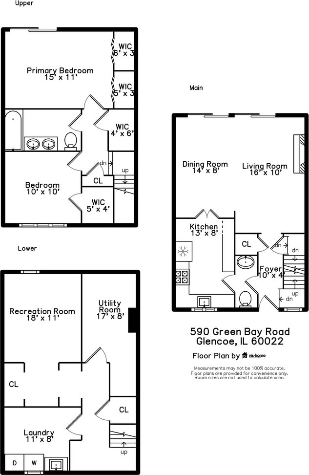 590 Green Bay Rd, Glencoe, IL 60022 - view of home floor plan