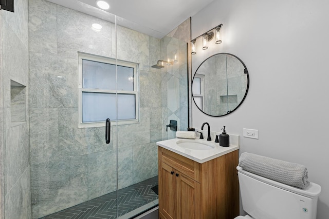605 Home Ave, Oak Park, IL 60304 - bathroom with a shower stall and vanity