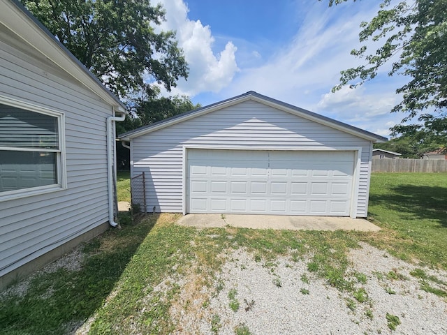 508 W Clark St, Thomasboro, IL 61878 - view of detached garage