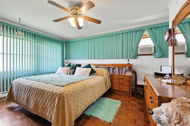 16632 Emerald Ave, Harvey, IL 60426 - bedroom with cooling unit and a ceiling fan